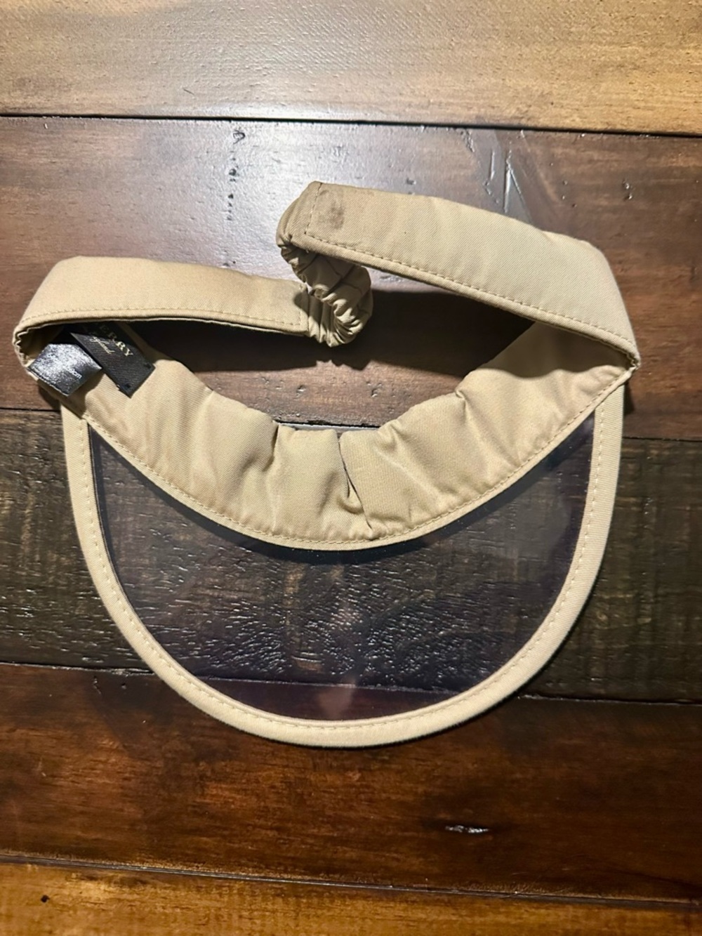 Burberry Beige and Black Visor - Picture 2 of 3